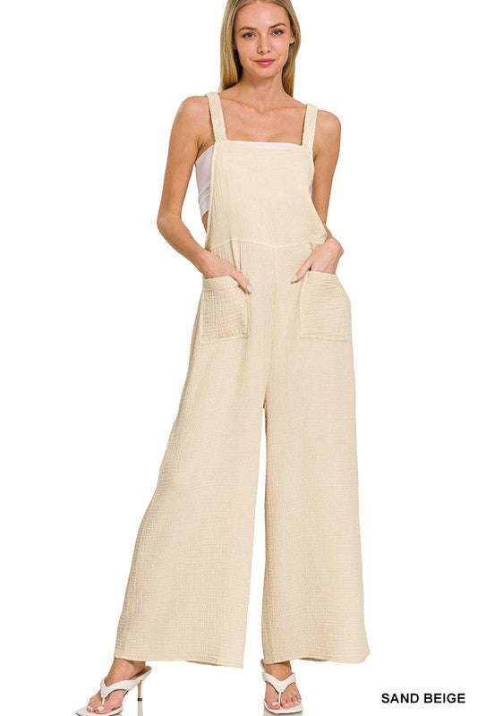 Zoe Gauze Overalls