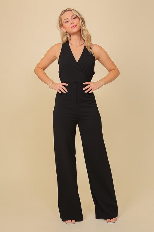 Bet on Black Jumpsuit