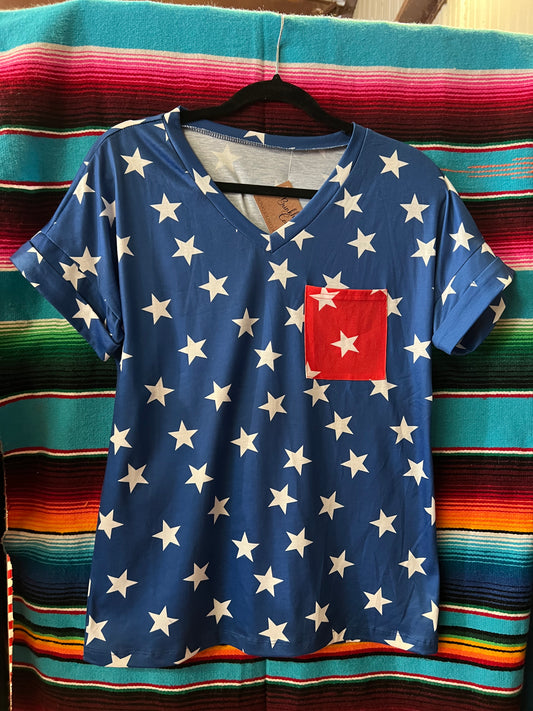 Patriotic Star Tee